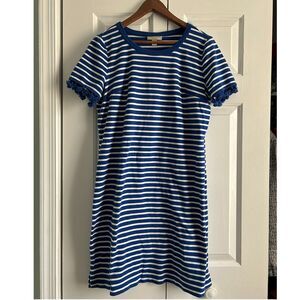 Appleseed's striped white and blue dress Size LP